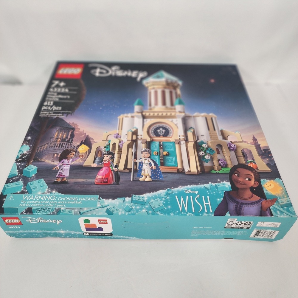LEGO Disney Wish 43224 King Magnifico's Castle 613 Pc New Sealed